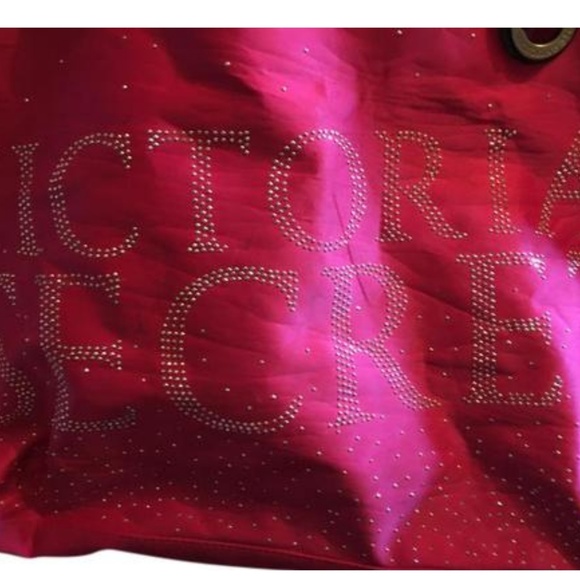 Victoria's Secret Pink Silver Studded Bling Tote - Picture 5 of 7